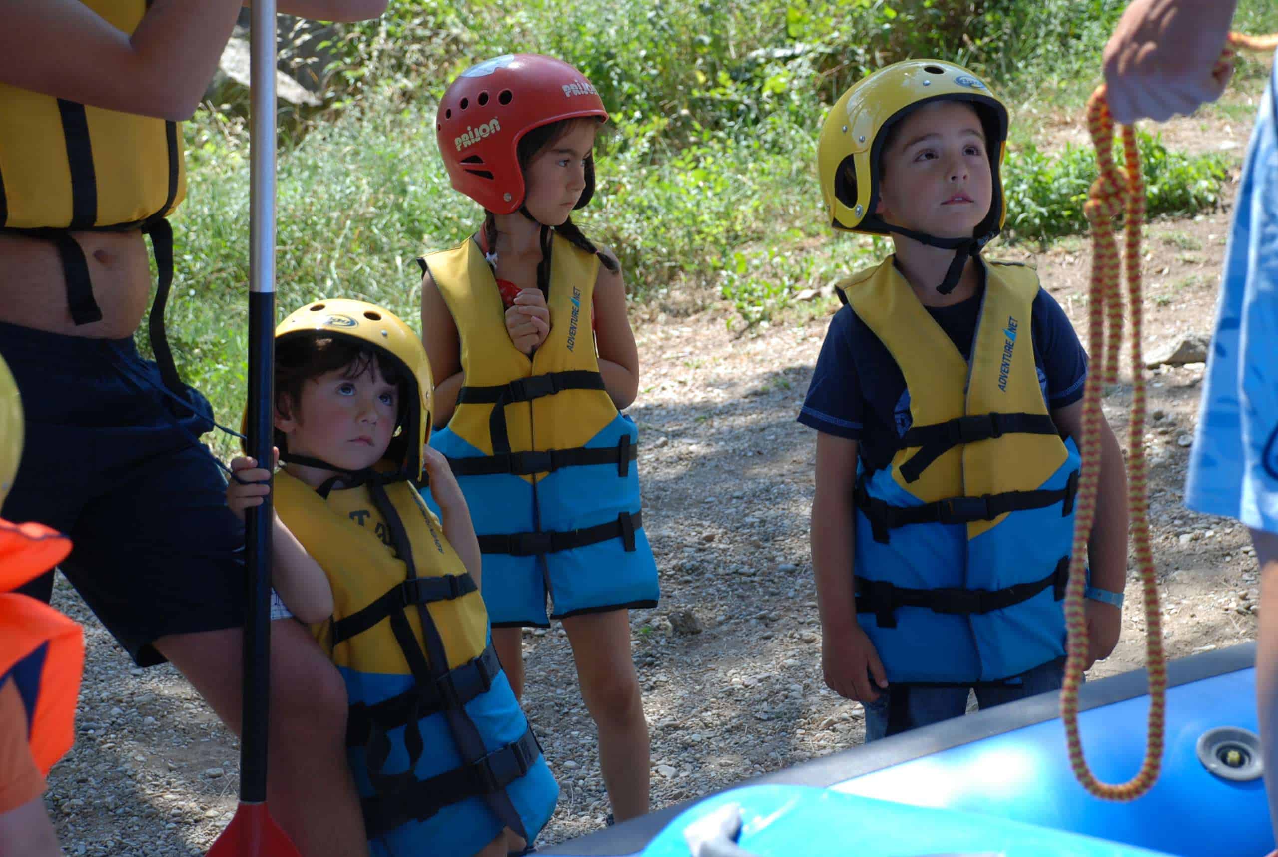 rafting detski lager leten